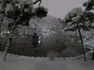 雪の日比谷公園