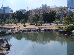 早春の旧芝離宮恩賜庭園